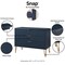 Manhattan Comfort DUMBO Dresser in Midnight Blue DR001-MB - alternate 6